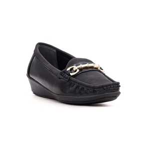 Noir WN4255 Moccasin Chunky Chaussures - Product Image 2