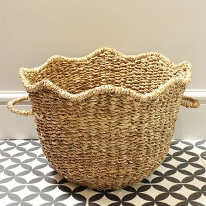 Elegant Water <b>Hyacinth</b> <b>Basket</b> For Home Storage And Decoration Adding Natural Texture And Eco Friendly Interior Style - Product Image 5