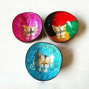 Coconut Shell Lacquer Bowl for Home Decoration Natural Lacquered Bowls Cheapest Price - Product Image 1