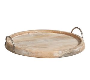 2024 personnalisé Floral Rectangle Set 3 plateaux en bois plateaux de service luxe moderne maison Restaurant nouvel an fête servant - Product Image 6