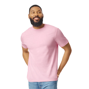 เสื้อยืดคอกลมแขนสั้นผ้าฝ้าย100% สำหรับผู้ชายเสื้อยืดคอกลมแขนสั้นผ้าฝ้ายหนัก - Product Image 1