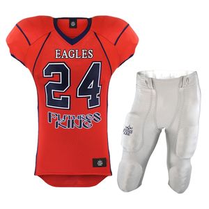 ชุดอเมริกันฟุตบอลชุดเครื่องแบบสูงสองชิ้นสำหรับผู้ชายพิมพ์ลายซับลิเมชัน - Product Image 6