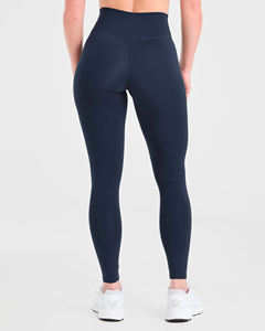 Vente en gros Premium Stretch Leggings de yoga taille haute pour femmes Vêtements de sport taille élastique pour Fitness Running Leggings à motif solide - Product Image 2