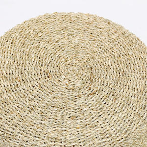 Artesanías Redondas de Seagrass y Jacinto de Agua de la Fábrica Artex Dong Thap, Vietnam, Productos Naturales Ecológicos, Modelo BH5841A-1NA - Product Image 3