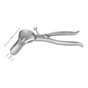 Spéculum rectal de qualité supérieure 16 cm spéculum nasal allemand en acier inoxydable médical ENT spéculum rectal de Vienne - Product Image 1
