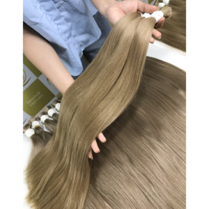 Super Qualité 60cm Long Double En Vrac Brun Vietnamien Bundles De Cheveux 100% Naturel Cru Cheveux Humains Toutes Les Couleurs Extensions - Product Image 4