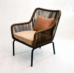 Ensemble de canapés élégants pour la maison, l'hôtel, l'appartement, le parc, le jardin, le salon, un design moderne contemporain et extérieur en rotin avec cadre en métal - Product Image 6