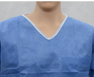 Uniforme de paciente de hospital con cuello en V de calidad superior Uniformes médicos de mujer unisex Crea tus propios uniformes - Product Image 3