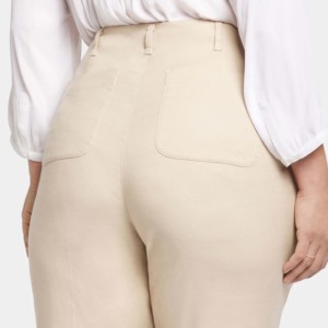 Pantalones Deportivos Casuales Transpirables de Algodón para Mujer, Talla Grande, Pantalones Rectos de Tela de Poliéster/Algodón, Pantalones Cargo Planos para Mujer - Product Image 4