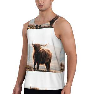 Débardeurs d'entraînement personnalisés pour hommes sans manches en maille chemise de gymnastique musculaire sans manches gilet graphique t-shirts débardeurs décontracté entraînement ample - Product Image 6