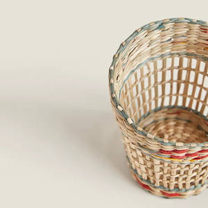 Nouveau panier en jonc de mer de style moderne, adapté pour ranger des objets dans la chambre, la cuisine, le salon - Product Image 5