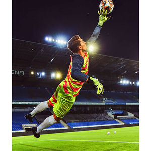 ถุงมือผู้รักษาประตูคุณภาพสูง น้ำหนักเบา ดีไซน์โดดเด่น สำหรับทุกเพศ ออกแบบตามสั่ง ถุงมือผู้รักษาประตูสำหรับฝึกซ้อม ผู้ชายและผู้หญิง รับผลิตแบบ OEM - Product Image 6