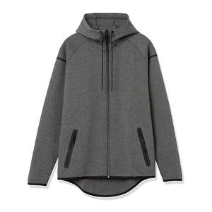 Sudadera con capucha y cremallera para hombre, ropa de calle con logotipo personalizado, precio barato, de secado rápido, a la venta - Product Image 6