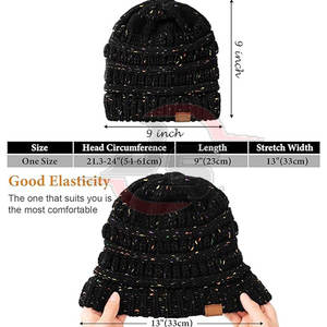 Gorro Jacquard de algodón 100% superventas, ropa de invierno hecha de tela Premium para clima frío - Product Image 3