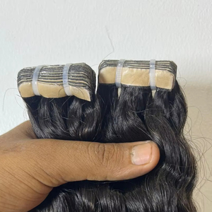 2025 extensions de cheveux humains invisibles avec des cheveux indiens injectés à chaud pour un look naturel - Product Image 1