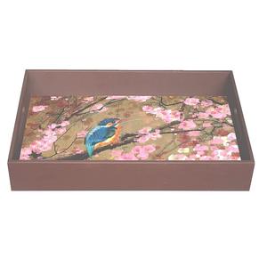 Ensemble de trois plateaux de service en bois finition noyer, très tendance, pour la décoration de table, le service de pâtes et la restauration du petit-déjeuner - Product Image 4