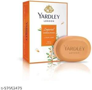 Savons parfumés Yardley London Imperial Sandal Wood, parfum signature de luxe, 100g - Product Image 1
