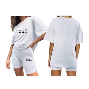 Chándal de gran tamaño para mujer, chándal de talla grande para mujer, ligero, transpirable, de secado rápido, estampado de logotipo personalizado - Product Image 6