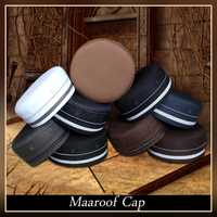 Chapeau de prière musulman Maroof Kufi avec logo personnalisé, en polyester et coton, vente en gros, couvre-chef islamique pour hommes, motif géométrique, respirant