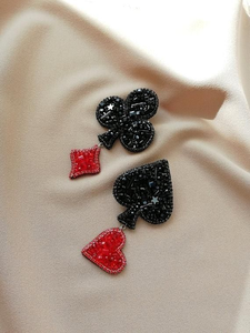 Broche de bordado hecho a mano único Broche cosido tradicional Pin bordado a mano artístico - Product Image 5