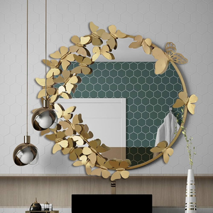 Durable Handcrafted Metal Wood <b>Frame</b> Modern Wall <b>Mirror</b> Living Room Home Decor Wedding Eco-friendly Premium Customized Custom - Product Image 1