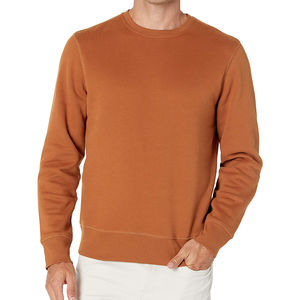 Sweat-shirt à capuche uni en coton polaire surdimensionné pour hommes avec logo brodé pour l'automne Approvisionnement OEM - Product Image 4