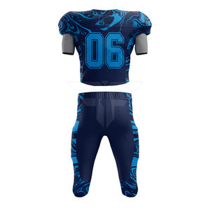 Uniforme de Fútbol Americano para Adultos de Alta Calidad, Personalizado, Unisex, Ligero, Transpirable, Antibacterial y de Secado Rápido - Product Image 2