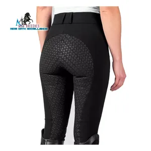 Jodhpurs ขี่ม้าที่มีคุณภาพสูงที่สะดวกสบายเต็มที่นั่งกางเกงซิลิคอนสำหรับการขี่ม้าฉลากส่วนตัว - Product Image 1