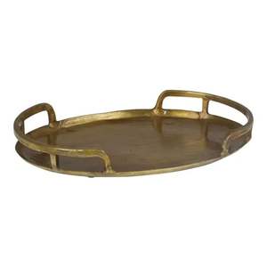 Antique Or Rectangle Alimentaire Plateaux De Service Poignée Élégante Vaisselle De Luxe Plateaux À Chocolat De Table Différents Artisanat En Métal - Product Image 1