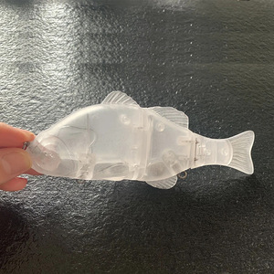 ตัวเบ็ดตกปลาแบบ DIY ABS ขนาด 15 ซม. 20 ซม. แบบไม่มีสี พร้อมตะขอหมุนสำหรับทำเหยื่อตกปลาตามสั่ง - Product Image 6