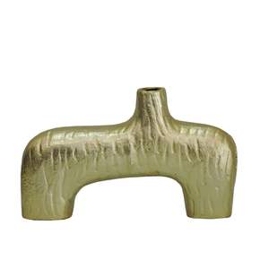 Florero de Metal de lujo hecho a mano moderno, centro de mesa decorativo hecho a mano para decoración de sala de estar - Product Image 6