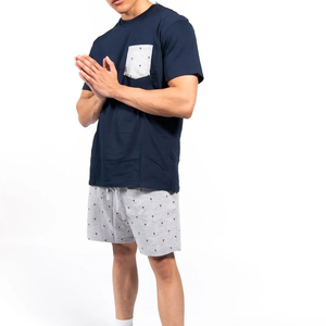 Ensembles t-shirt et short pour hommes Meilleures ventes avec logo personnalisé Ensemble deux pièces t-shirt et short pour hommes - Product Image 1