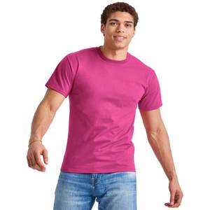Haute qualité 100% coton t-shirts homme 2025 été t-shirts décontractés couleur unie Couple surdimensionné t-shirts noir blanc gris hauts de sport - Product Image 1