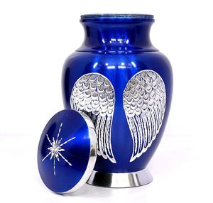 Urnes funéraires de haute qualité pour femmes et hommes, urne funéraire en métal pour adultes, urne pour cendres, articles funéraires artisanaux - Product Image 3