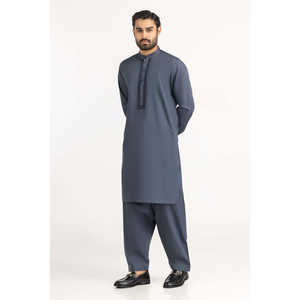 Trajes de Boda Bordados Transpirables para Hombre KP-EMB25-004, Corte Regular, Cierre de un Botón, Conjunto de 3 Piezas para Novio - Product Image 1