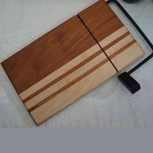 Nouveau design populaire en bois d'acacia/manguier avec poignée hydraulique, planche à découper, ensemble de couteaux de cuisine, outils de cuisine - Product Image 1