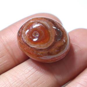 หินโมราอะเกตเจียระไนแบบหลังเบี้ยอะเกตตามธรรมชาติกำไลข้อมือหินอาเกตแบบเรียบขายส่งสำหรับหินอัญมณี - Product Image 2