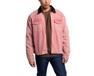Veste de travail décontractée en toile personnalisée pour homme, doublure matelassée en toile, veste de travail pour motards et mécaniciens - Product Image 4
