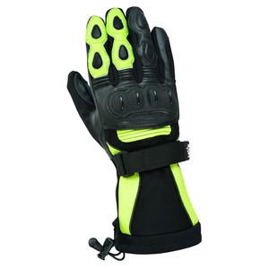 Guantes de Motociclismo de Cuero Genuino Negro Personalizados, Guantes de Carreras de Motocicleta con Servicios ODM OEM - Product Image 4