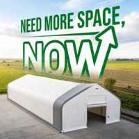 Fournisseur de tentes de garage portables préfabriquées en acier, entrepôt industriel de 40 pieds, abri de stockage extérieur
