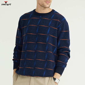 Pull d'hiver pour homme en cachemire et laine tricotée, anti-rides, surdimensionné, de haute qualité, dernier design, collection 2026, séchage rapide, devant - Product Image 5