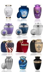 Metal Cremation Urns <b>for</b> Human <b>Ashes</b> Decorative Urns <b>for</b> Female & Male <b>for</b> <b>Ashes</b> Adult Female Funeral Urns - Product Image 3