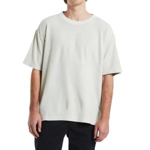 Blanco 100% algodón camisetas de hombre de peso pesado 320GSM hombro caído Color sólido manga corta de gran tamaño ajuste suelto 240g Jersey - Product Image 1