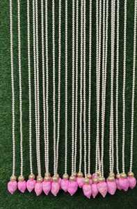 สายแขวนผนังลายดอกไม้สำหรับตกแต่งงานปาร์ตี้ฉากหลังแต่งงานดอกบัวมุกสำหรับเวทีฮาลดีเมนสำหรับคริสต์มาสหลังเลิกเรียน - Product Image 5