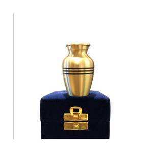 Venta caliente con diseño de precio razonable y tarros de urnas hechos a mano Cremación de urna de aluminio Hecho EN LA India con alta calidad - Product Image 4