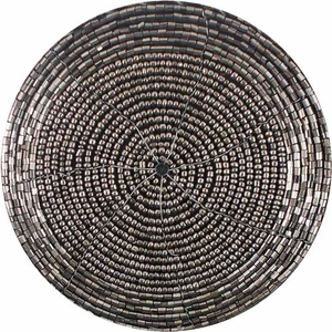 Sous-verres perlés écologiques fabriqués à partir de matériaux durables Sous-verres perlés en petits lots pour des cadeaux uniques pour la maison Artisan de luxe - Product Image 1