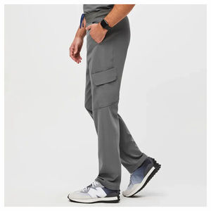 Moda hombres estiramiento Dental Hospital Scrubs conjuntos de uniformes Unisex farmacia Jogging personal Scrub Tops conjuntos de uniformes - Product Image 6