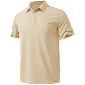 Vente en gros personnalisé 100% coton pour polo pour hommes à manches courtes brodé avec logo imprimé motif solide OMA - Product Image 3
