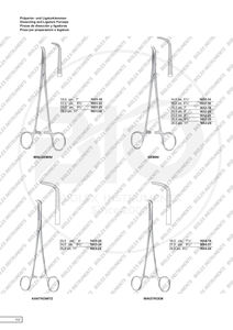 Pinzas de disección y ligadura MIXTERS 7 "18cm pinzas hemostáticas dentadas en ángulo recto pinzas quirúrgicas de sangrado médico KTS - Product Image 6