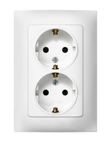 ฐานคู่พร้อม TT สีขาว S10 (Simon FF1091459030) - Product Image 2